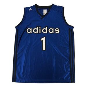 Vintage Adidas Tracy McGrady Jersey Mens Large L Blue Streetball Satin T Mac 1